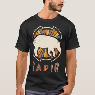 Tapir Vintage Classic Retro Animal Love T-Shirt