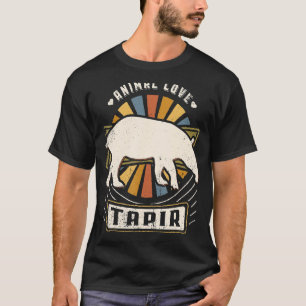 Tapir Vintage Classic Retro Animal T-Shirt