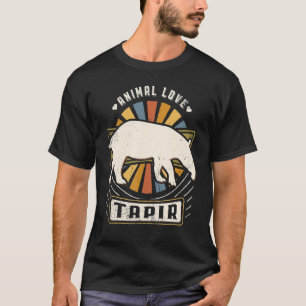Tapir Vintage Classic Retro Animal T-Shirt