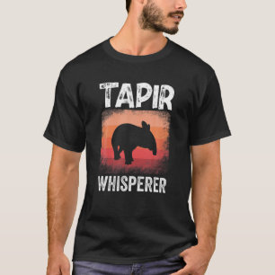 Tapir Whisperer Mammal From South America Wildlife T-Shirt