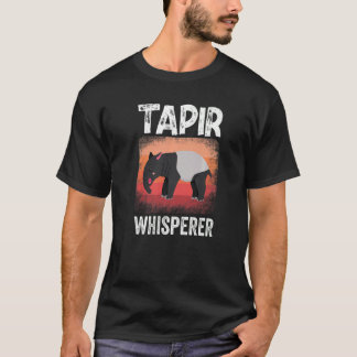 Tapir Whisperer Mammal From South America Wildlife T-Shirt