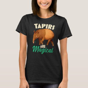Tapirs Are Magical Wildlife Animal Zookeeper T-Shirt