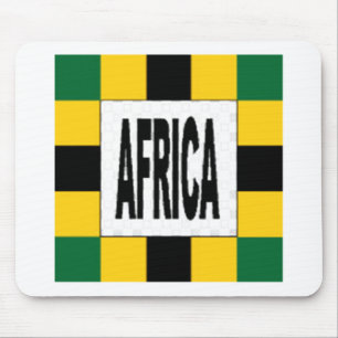 Tapis de souris blanc Design AFRICA Mouse Mat