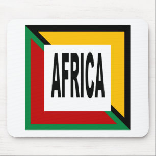 Tapis de souris blanc Design AFRICA Mouse Mat