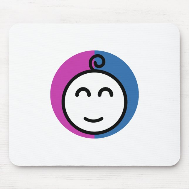 Tapis de souris (Blanc) Mouse Mat (Front)