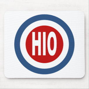 Tapis de souris blanc OHIO Mouse Mat