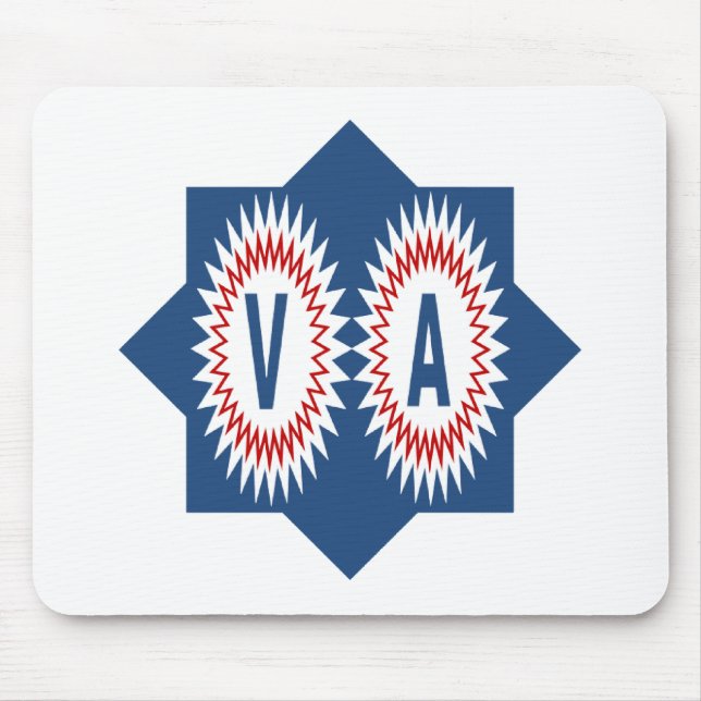 Tapis de souris blanc  SOLEILS VIRGINIA Mouse Mat (Front)