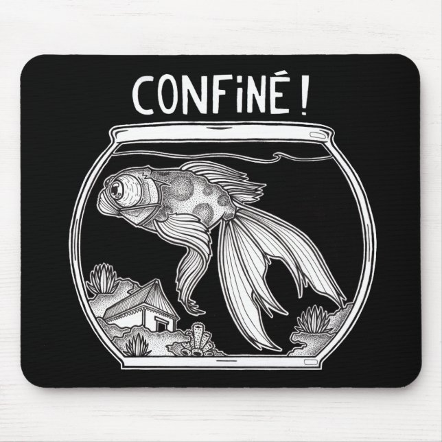 Tapis de souris Confiné Mouse Mat (Front)
