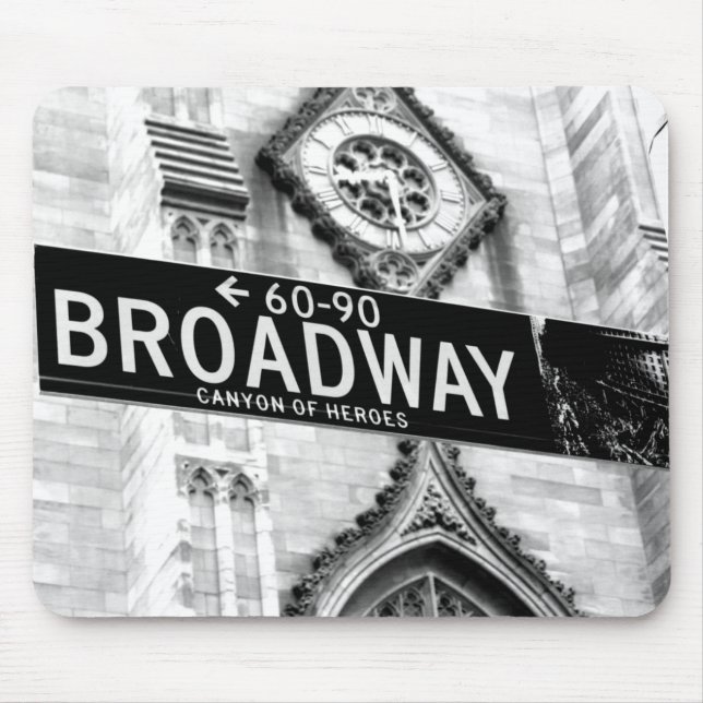 tapis de souris New York broadway Mouse Mat (Front)