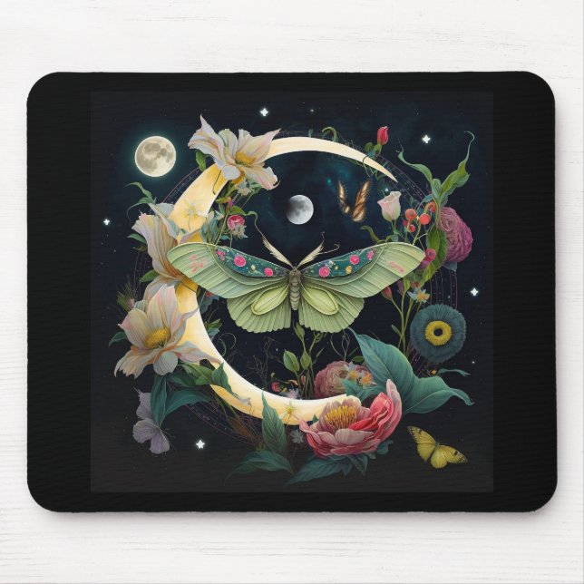 Tapis de souris -  Papillon de nuit Mouse Mat (Front)
