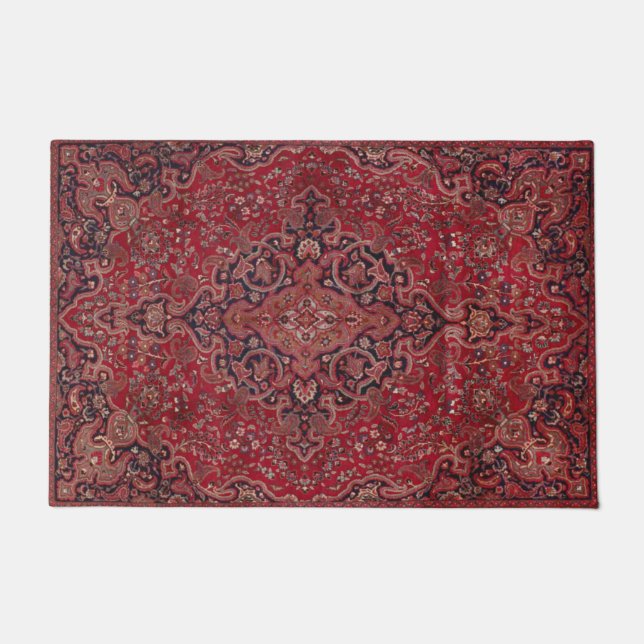 Tapis De Souris Red Antique Carpet Doormat (Front)