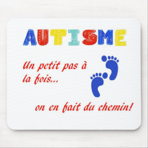Tapis de souris un petit pas à la fois mouse mat
