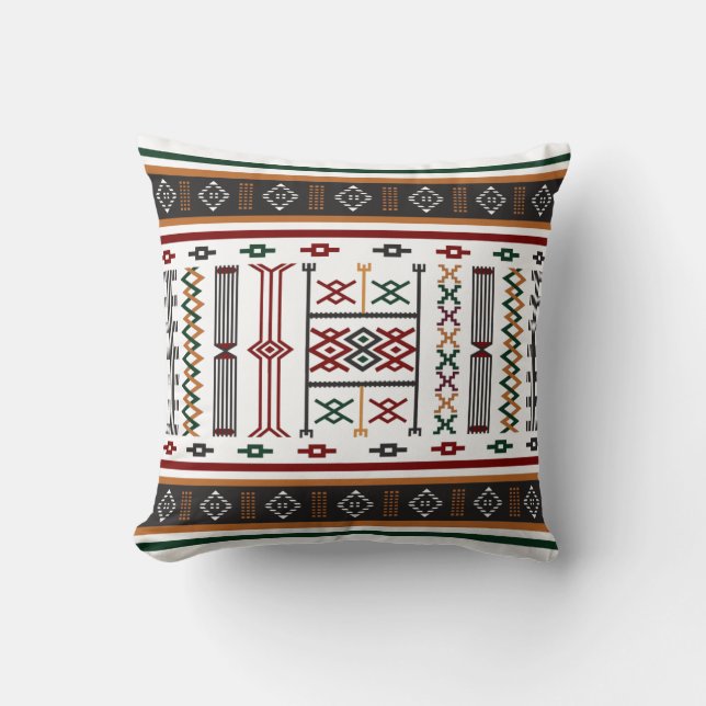 TAPIS MZAB AMAZIGH GHARDAIA ALGERIA CUSHION (Front)