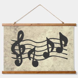Tapisserie murale cadre en bois - Hanging Harmony Tapestry