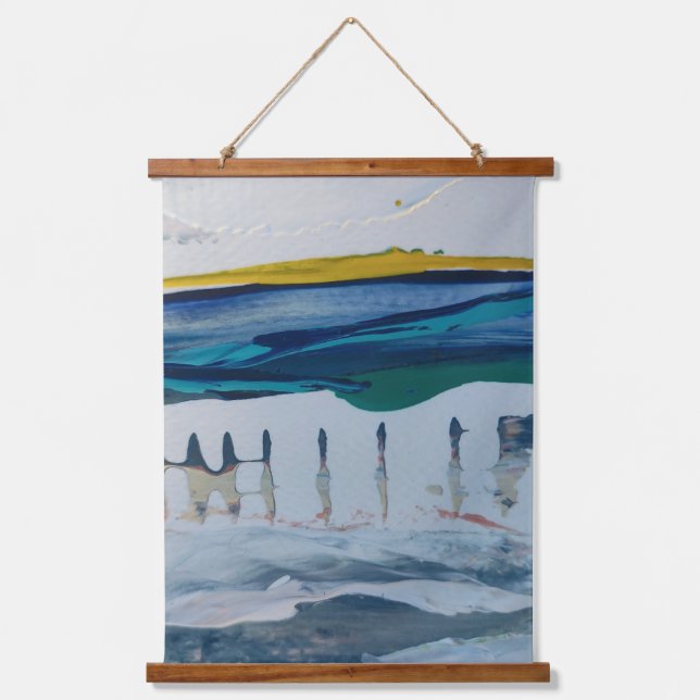 Tapiz Abstract Marina Monticelli Art Hanging Tapestry (Front)