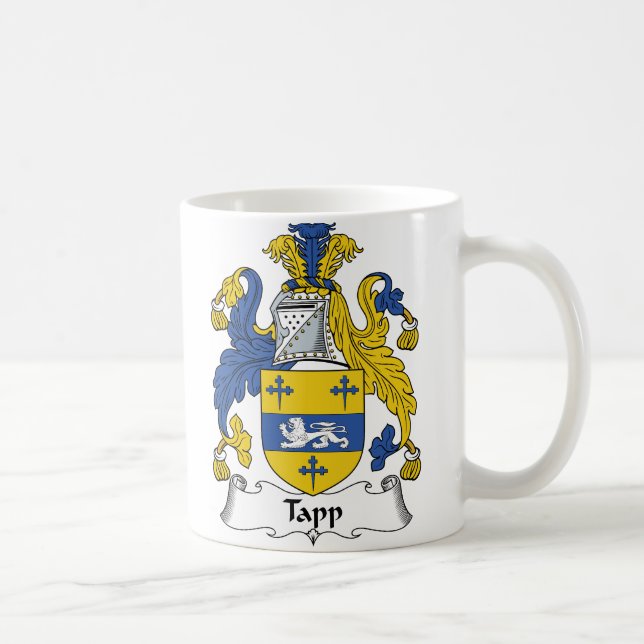 Tapp Family Crest Coffee Mug (Right)