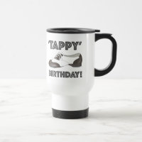 Tappy Birthday Black White Tap Dance Teacher Shoe