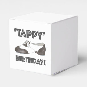 Tappy Happy Birthday Dance Teacher Tap Shoe Favour Box