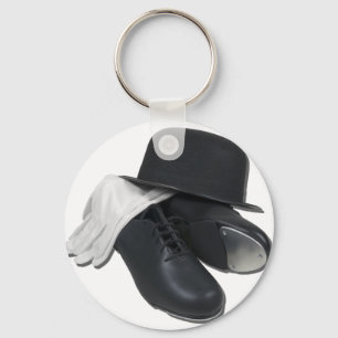 TapShoesBowlerGloves012511 Key Ring