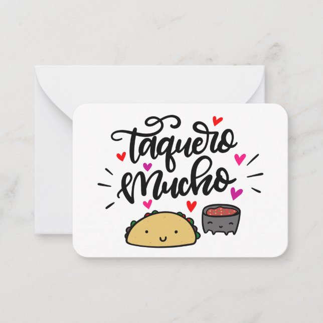 Taquero Mucho Gift Enclosures Card (Front)