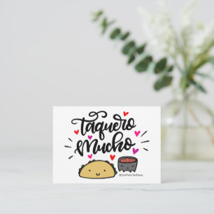 Taquero Mucho Gift Enclosures Enclosure Card