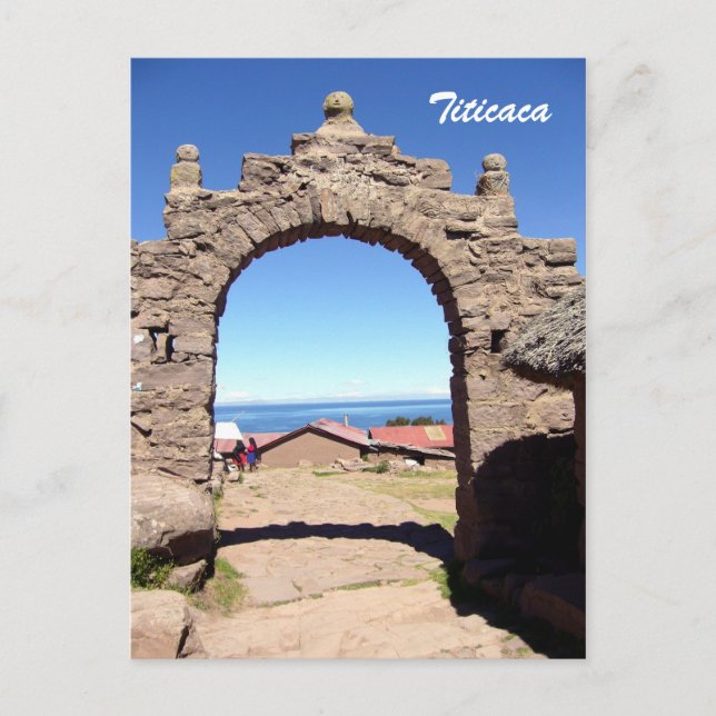 taquile arch postcard (Front)