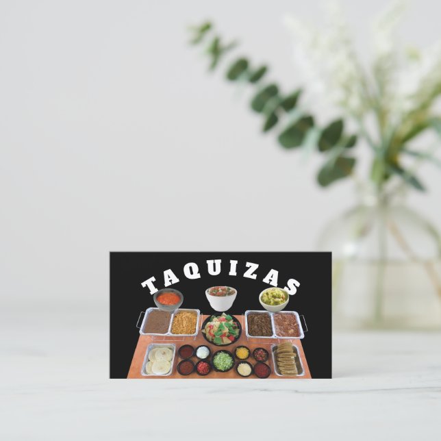Taquizas Business Card (Standing Front)