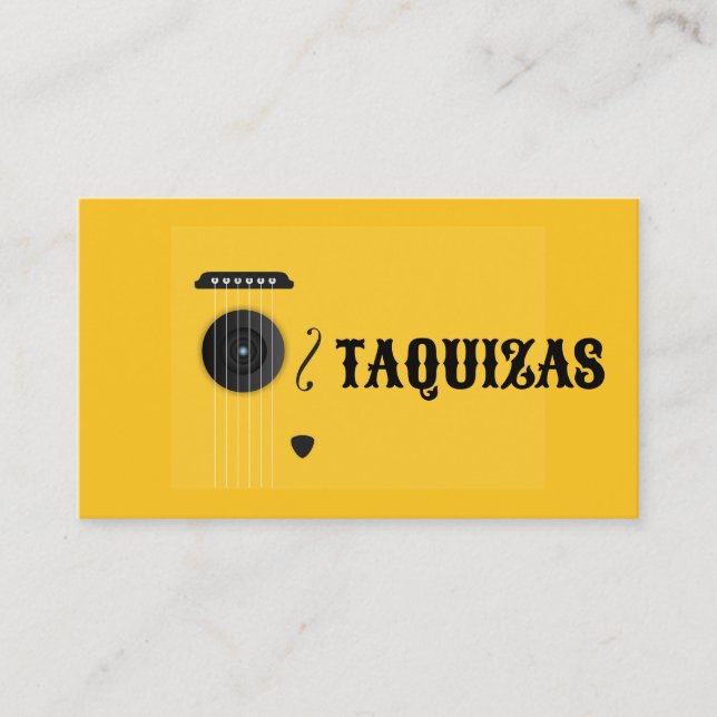 Taquizas Business Card (Front)
