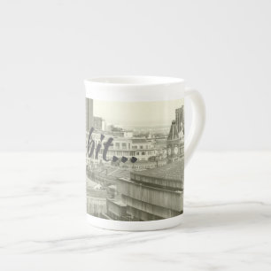 Tara a bit on Bone China mug, Birmingham skyline Bone China Mug