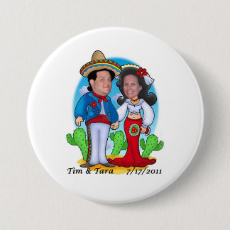 Tara and Tim's Wedding Button