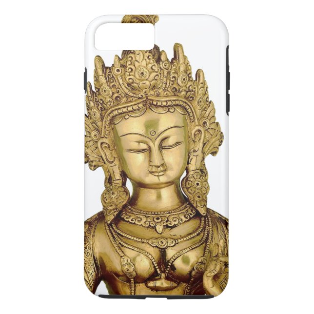 Tara Buddha Buddhist Goddess Yoga Tibet Art Peace Case-Mate iPhone Case (Back)