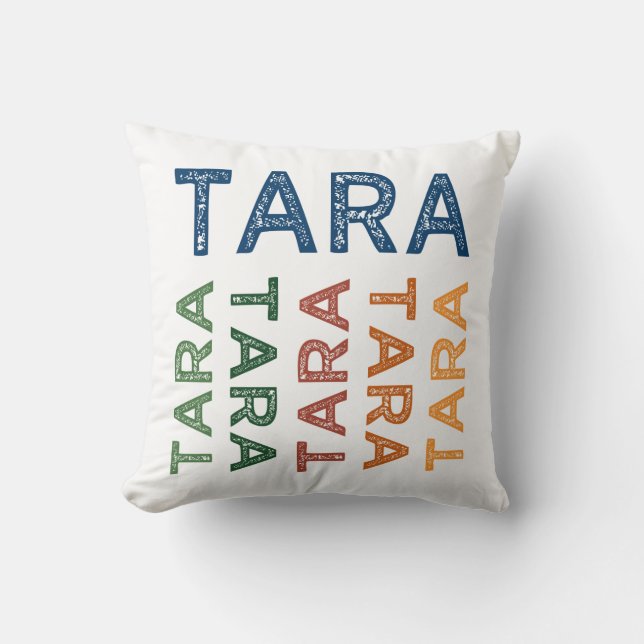 Tara Cute Colourful Cushion (Front)