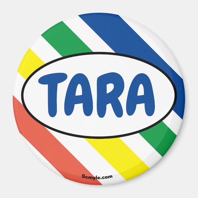 TARA fun large colours magnet (Front)