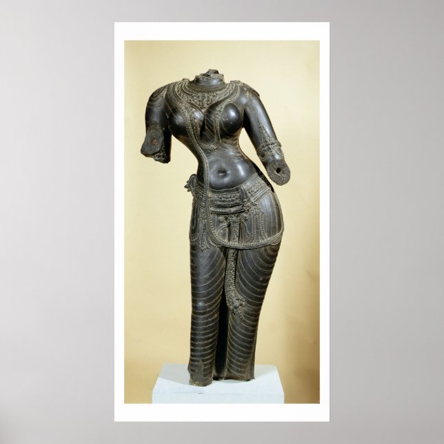 Tara, Nalanda, Bihar, Pala dynasty (stone) Poster (Front)