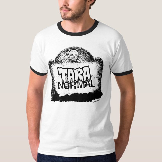 Tara Normal Tombstone Ringer T-Shirt (Front)