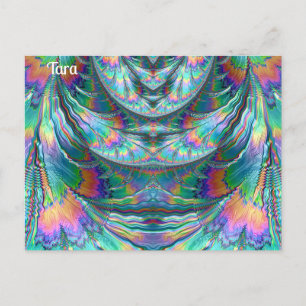 TARA ~ Oozing Pastels ~ 3D Fractal Design ~ Postcard