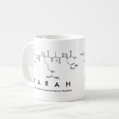 Tarah peptide name mug (Front Left)