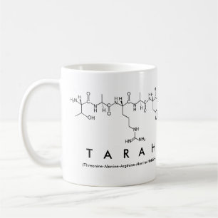 Tarah peptide name mug