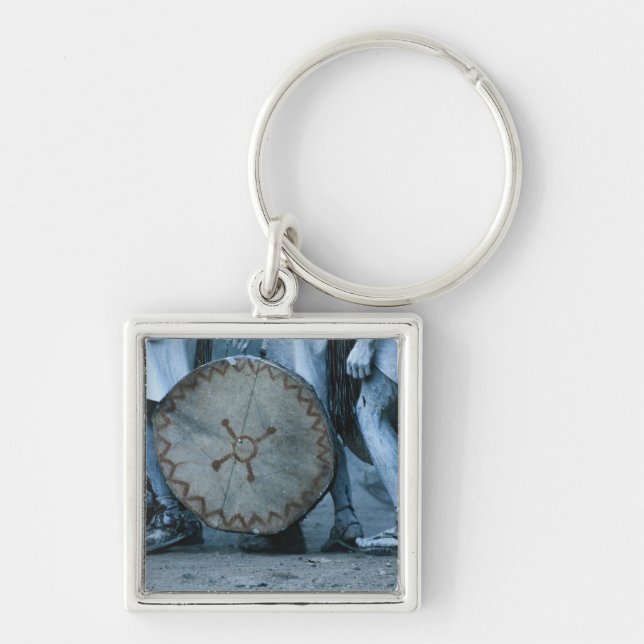 Tarahumara Indians Tambourine Key Ring (Front)