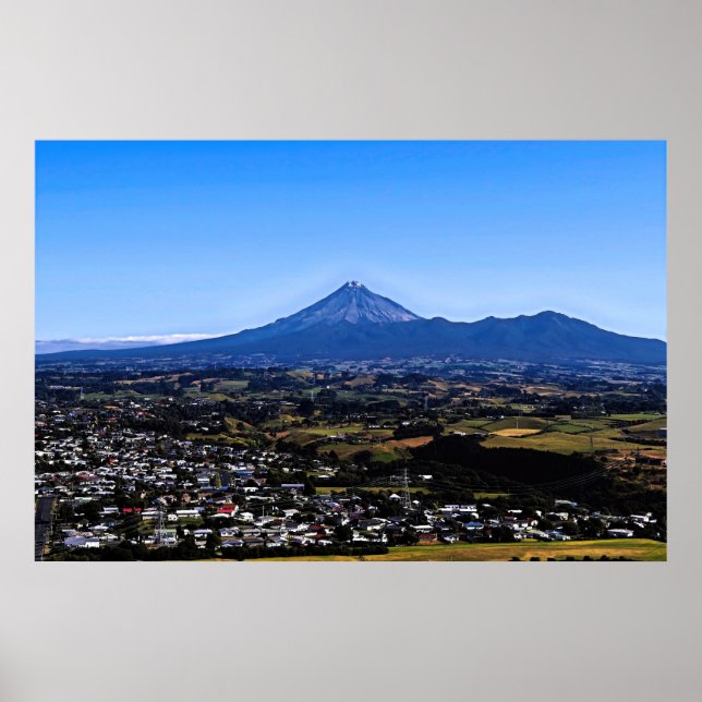 Taranaki and New Plymouth Poster (Front)