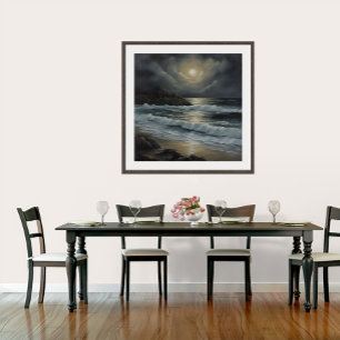 Taranaki Coast - Stretched Canvas Print