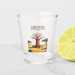Tarangire National Park Tanzania Shot Glass