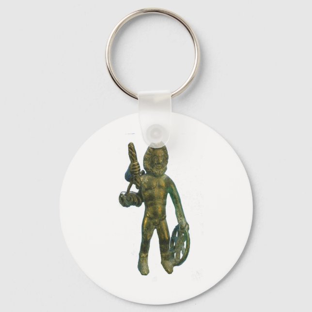 Taranis--Celtic god of thunder Key Ring (Front)