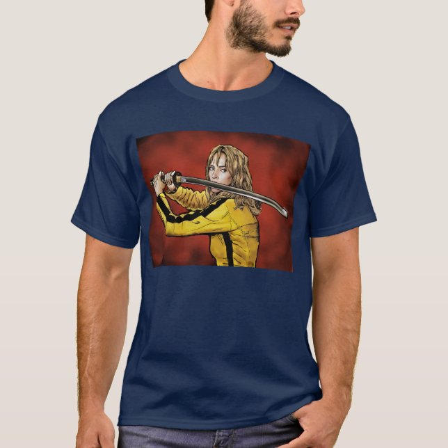 Tarantino: Kill Bill - Beatrix Kiddo The Bride T-Shirt (Front)