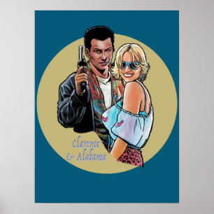 Tarantino True Romance  Clarence  Alabama Poster