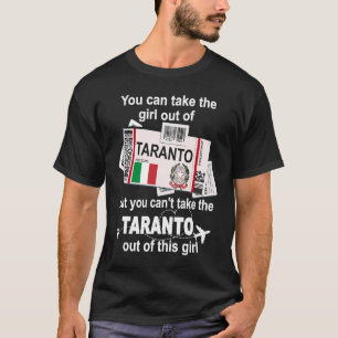 Taranto Boarding Pass Taranto Girl Taranto T-Shirt