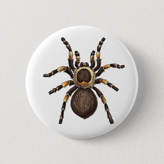 Tarantula 6 Cm Round Badge (Front)