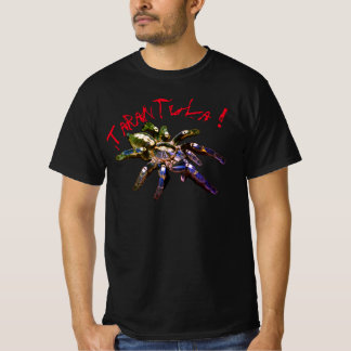 Tarantula blue/red/orange/black spider T-Shirt