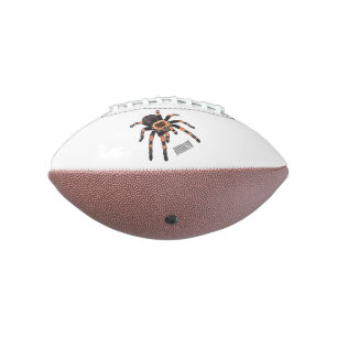 Tarantula cartoon illustration american football