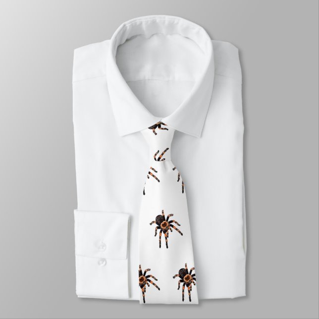 Tarantula cartoon illustration tie (Tied)